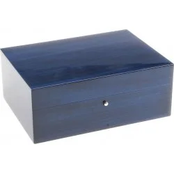 Humidor Gentili albastru pentru 20 de trabucuri