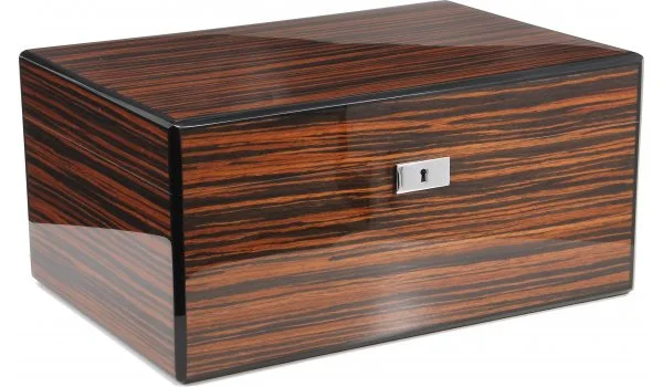 Humidor din makassar lucios Guy Janot pentru 100 de trabucuri