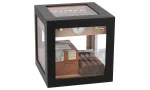 Humidor Adorini Cube Deluxe negru imagine 5