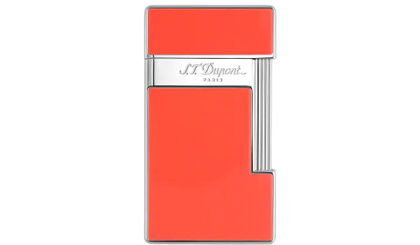 S.T. Dupont Slimmy Lighter Coral Lacquer Chrome 028006