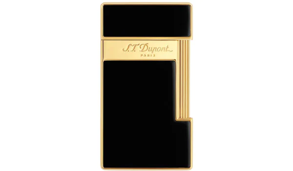 S.T. Dupont Slimmy Brichetă Black Lacquer Gold 028002