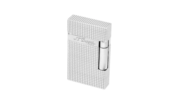 Brichetă S.T.Dupont Ligne 2 16184 Diamond-Head, argintie imagine 101